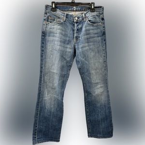 7 For All Mankind Men’s 32 Standard Button Fly Jeans